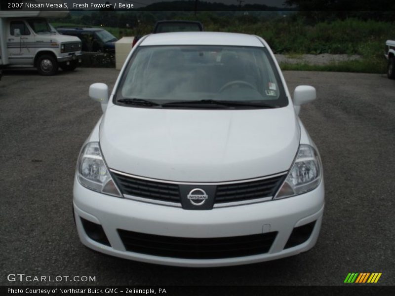 Fresh Powder / Beige 2007 Nissan Versa S