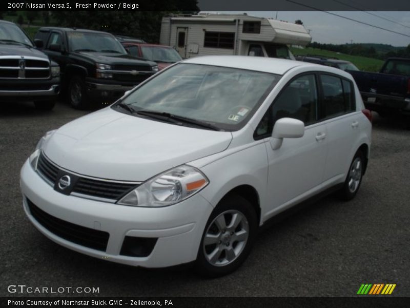 Fresh Powder / Beige 2007 Nissan Versa S