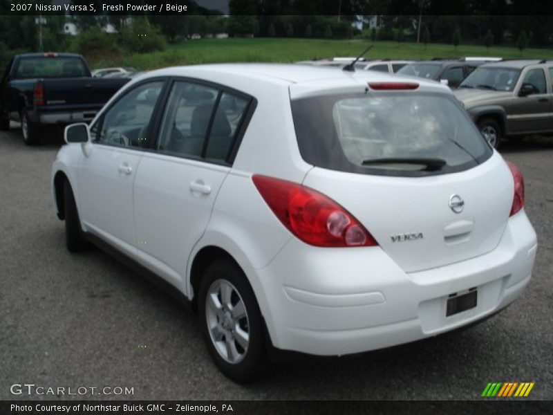 Fresh Powder / Beige 2007 Nissan Versa S