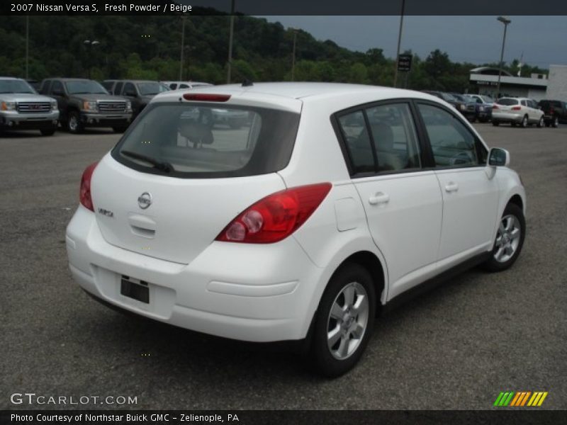 Fresh Powder / Beige 2007 Nissan Versa S