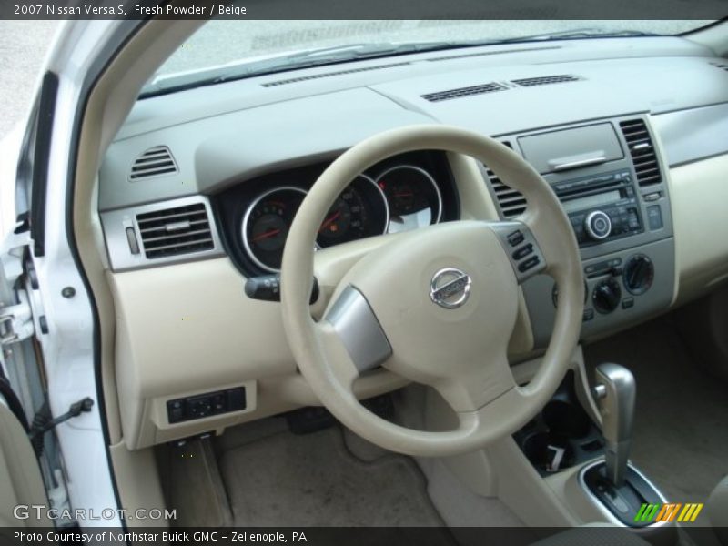 Fresh Powder / Beige 2007 Nissan Versa S