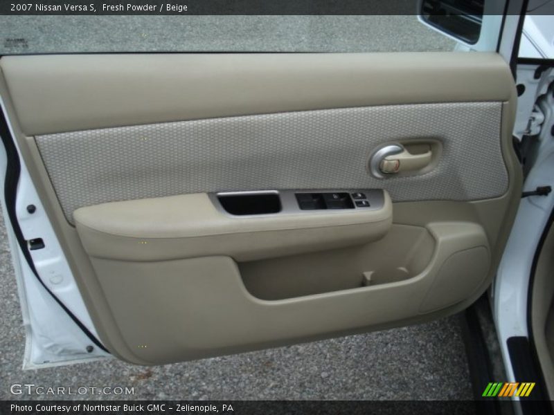 Fresh Powder / Beige 2007 Nissan Versa S