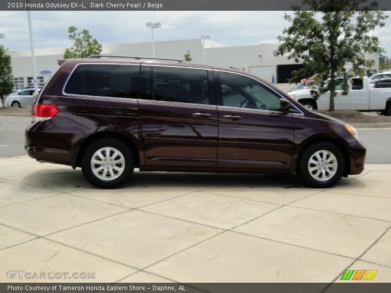 Dark Cherry Pearl / Beige 2010 Honda Odyssey EX-L