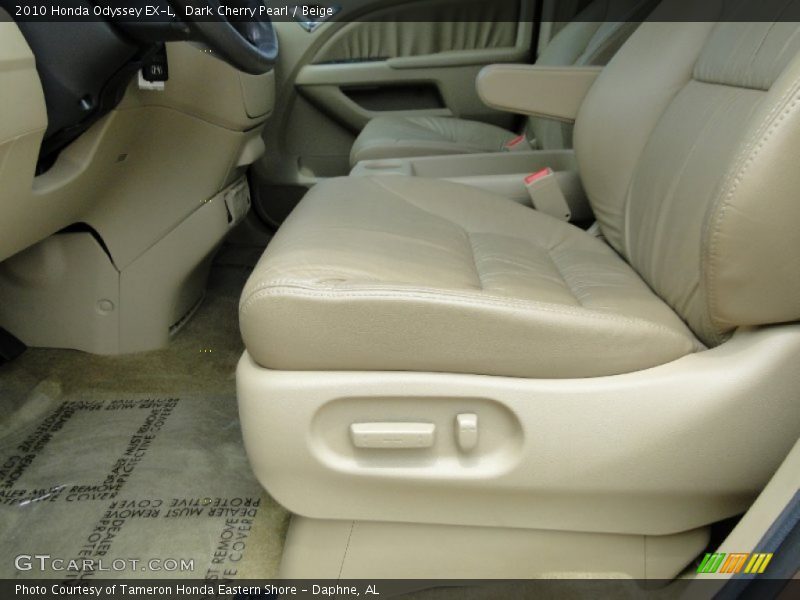 Dark Cherry Pearl / Beige 2010 Honda Odyssey EX-L