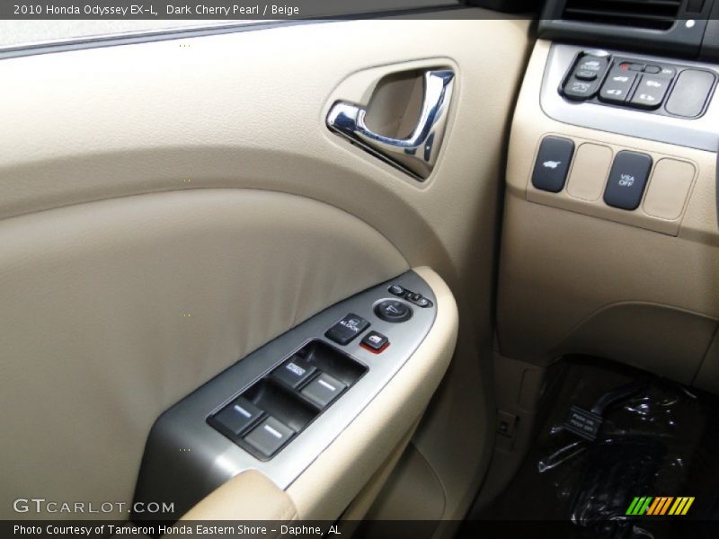 Dark Cherry Pearl / Beige 2010 Honda Odyssey EX-L