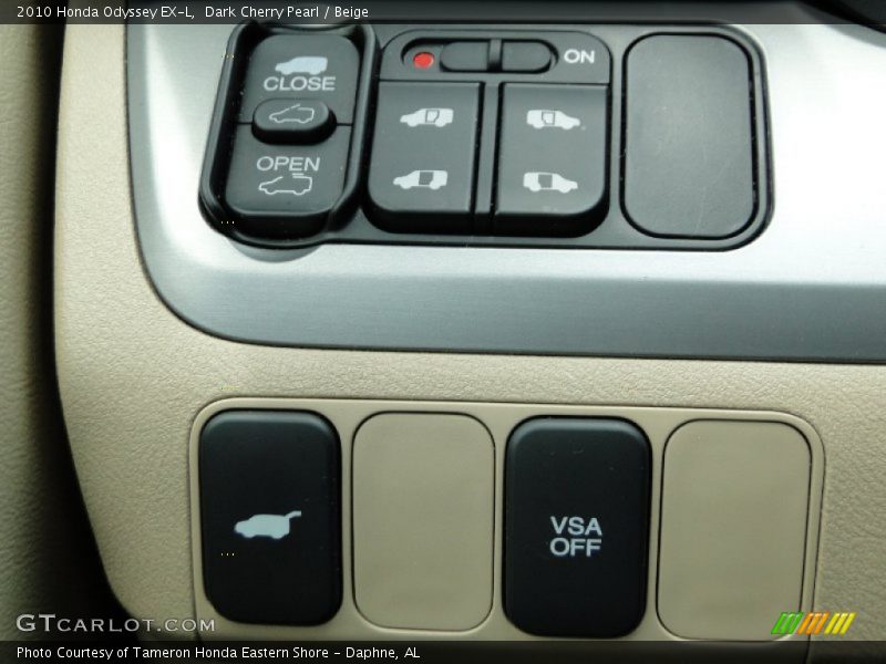 Dark Cherry Pearl / Beige 2010 Honda Odyssey EX-L