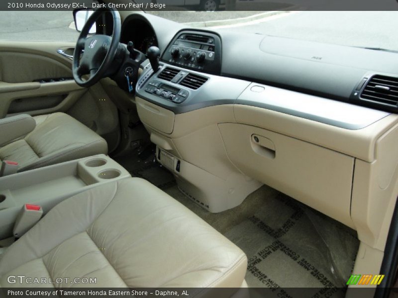 Dark Cherry Pearl / Beige 2010 Honda Odyssey EX-L