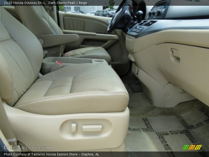 Dark Cherry Pearl / Beige 2010 Honda Odyssey EX-L