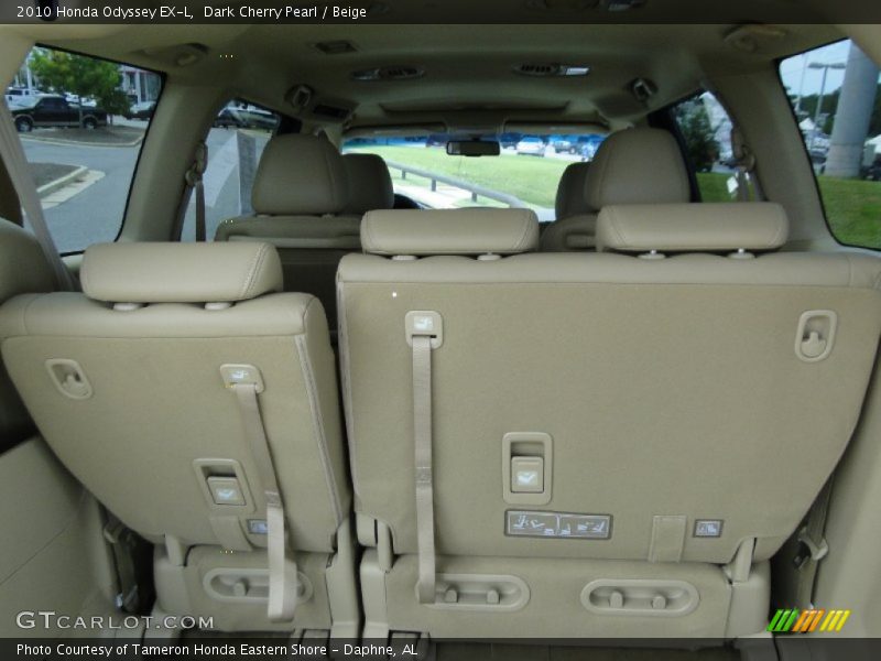 Dark Cherry Pearl / Beige 2010 Honda Odyssey EX-L