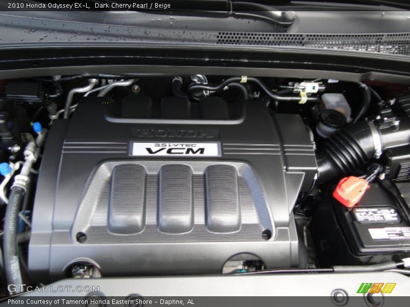Dark Cherry Pearl / Beige 2010 Honda Odyssey EX-L