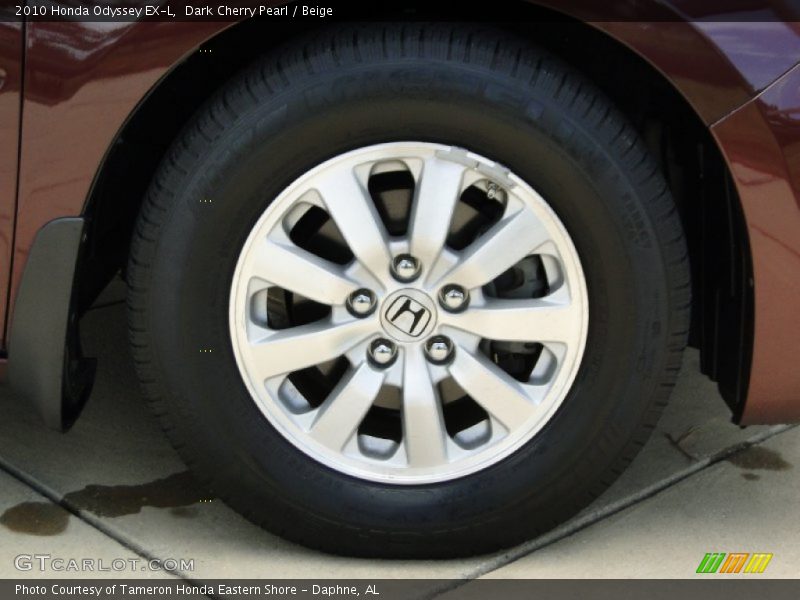 Dark Cherry Pearl / Beige 2010 Honda Odyssey EX-L