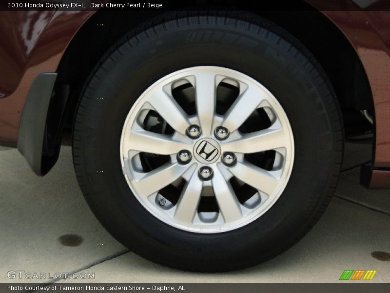 Dark Cherry Pearl / Beige 2010 Honda Odyssey EX-L