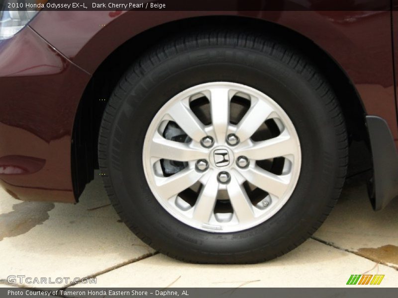 Dark Cherry Pearl / Beige 2010 Honda Odyssey EX-L
