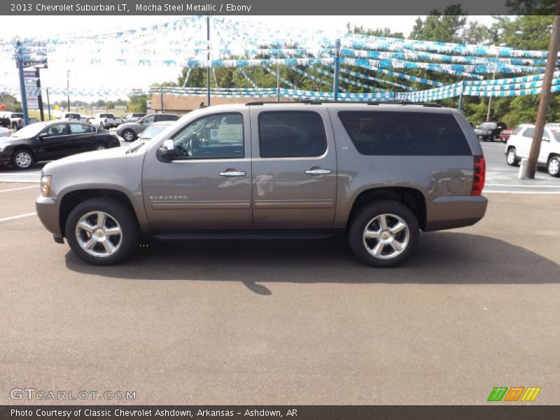 Mocha Steel Metallic / Ebony 2013 Chevrolet Suburban LT