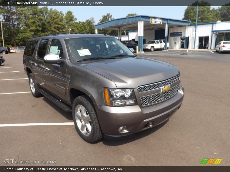 Mocha Steel Metallic / Ebony 2013 Chevrolet Suburban LT