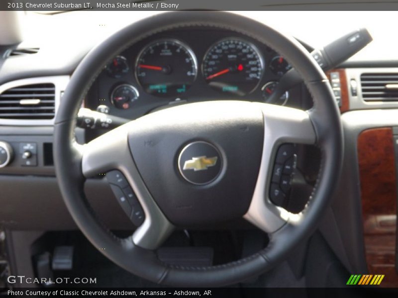 Mocha Steel Metallic / Ebony 2013 Chevrolet Suburban LT