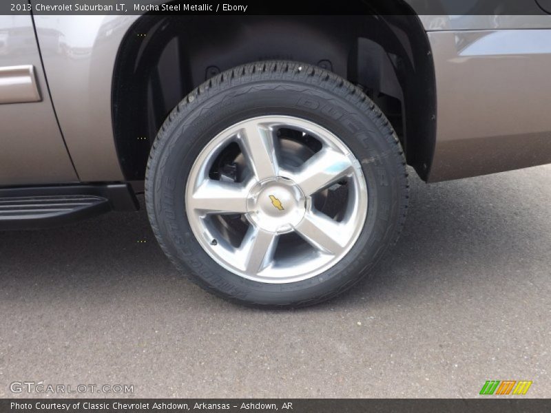 Mocha Steel Metallic / Ebony 2013 Chevrolet Suburban LT