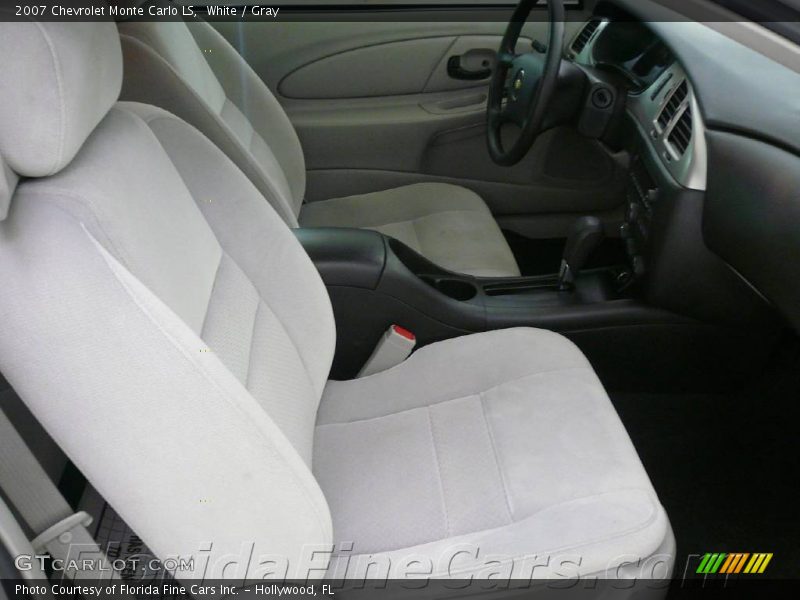 White / Gray 2007 Chevrolet Monte Carlo LS
