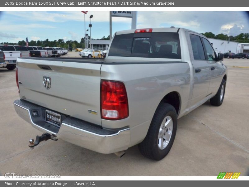 Light Graystone Pearl / Dark Slate/Medium Graystone 2009 Dodge Ram 1500 SLT Crew Cab