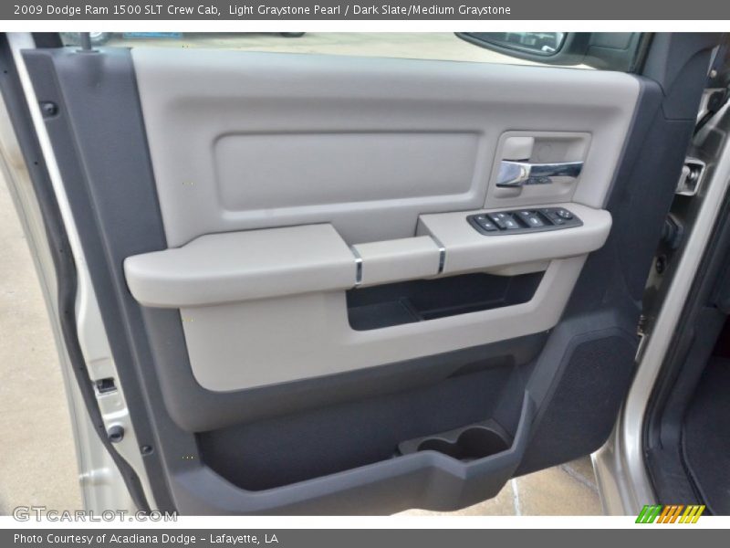 Light Graystone Pearl / Dark Slate/Medium Graystone 2009 Dodge Ram 1500 SLT Crew Cab