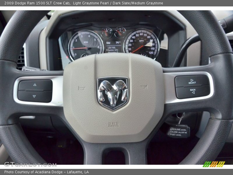  2009 Ram 1500 SLT Crew Cab Steering Wheel