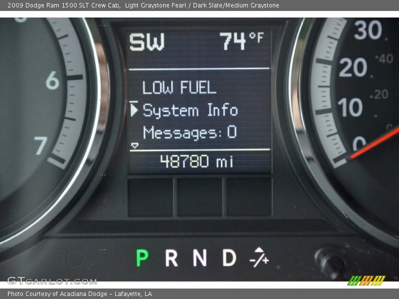 Light Graystone Pearl / Dark Slate/Medium Graystone 2009 Dodge Ram 1500 SLT Crew Cab