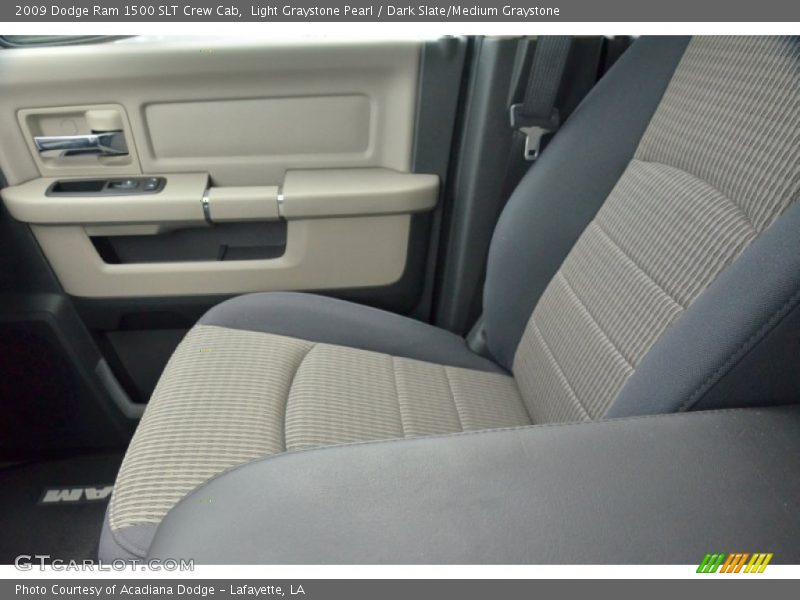Light Graystone Pearl / Dark Slate/Medium Graystone 2009 Dodge Ram 1500 SLT Crew Cab