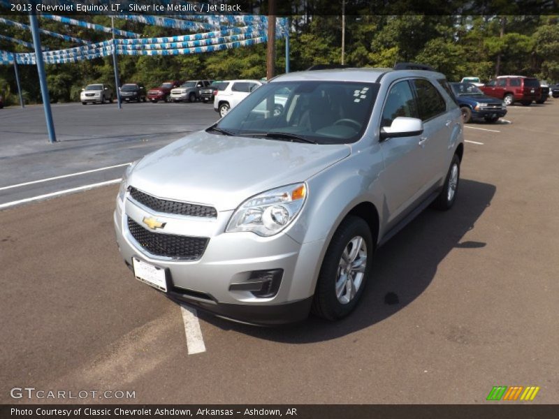 Silver Ice Metallic / Jet Black 2013 Chevrolet Equinox LT