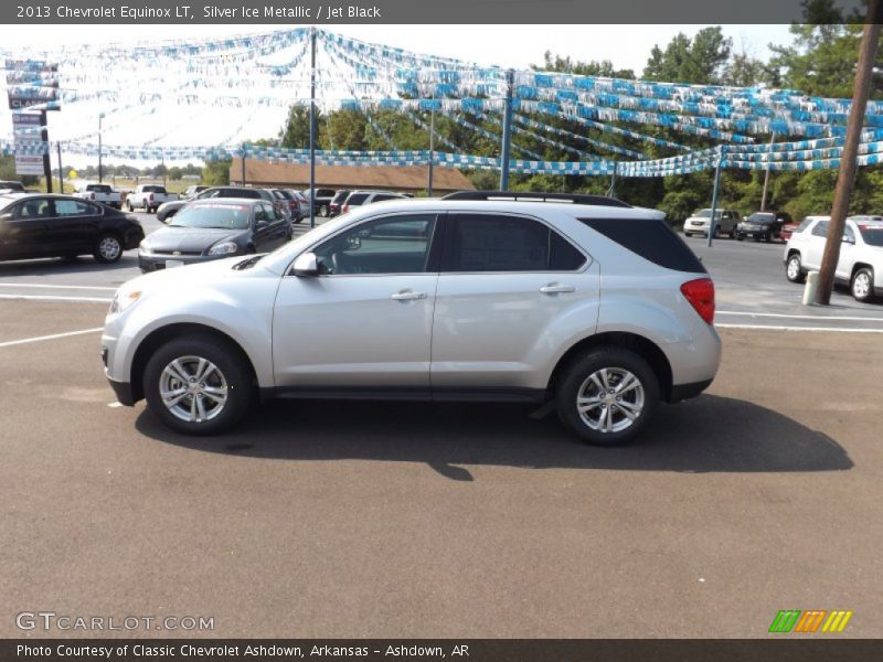 Silver Ice Metallic / Jet Black 2013 Chevrolet Equinox LT