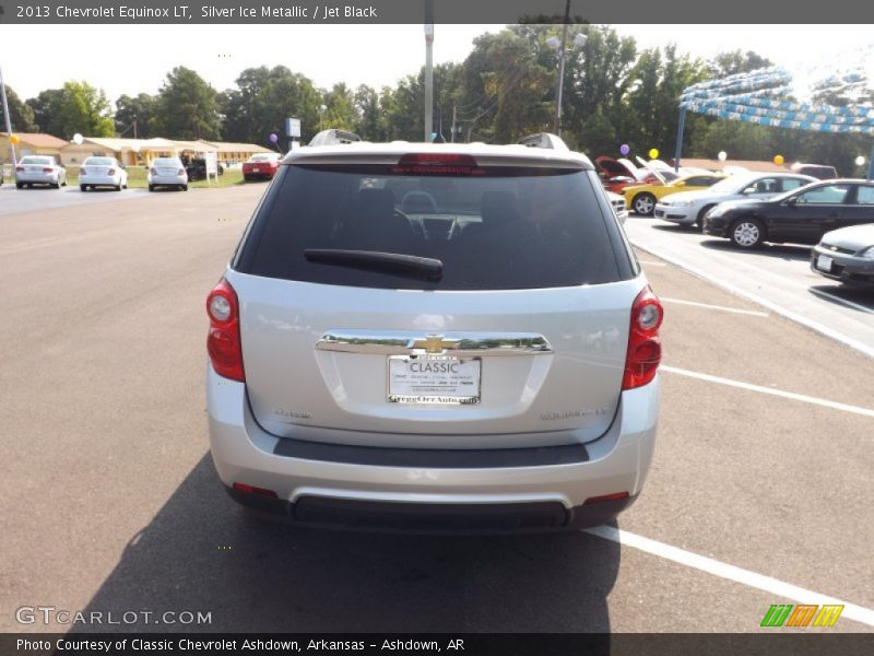 Silver Ice Metallic / Jet Black 2013 Chevrolet Equinox LT