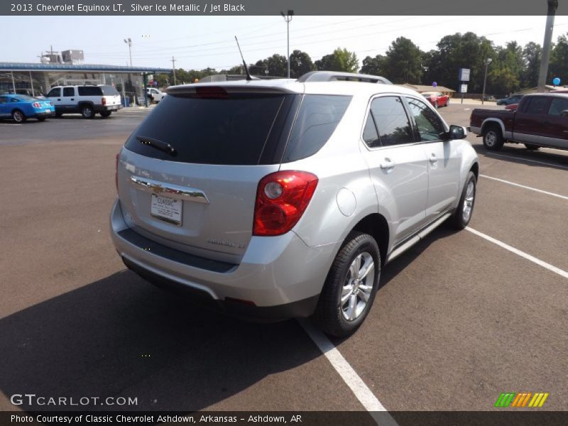 Silver Ice Metallic / Jet Black 2013 Chevrolet Equinox LT