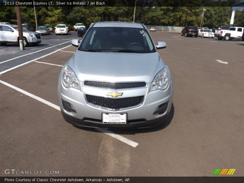 Silver Ice Metallic / Jet Black 2013 Chevrolet Equinox LT