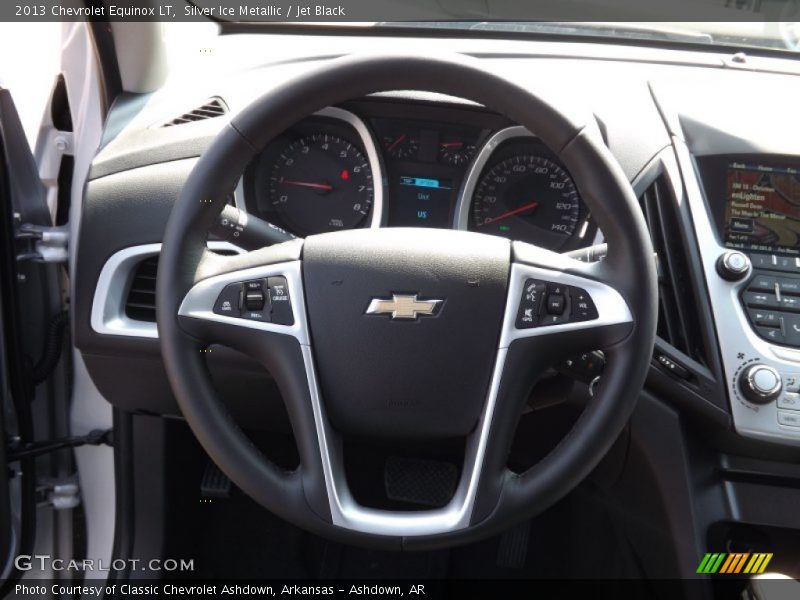 Silver Ice Metallic / Jet Black 2013 Chevrolet Equinox LT
