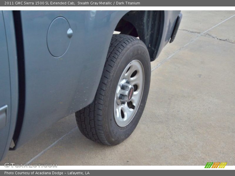 Stealth Gray Metallic / Dark Titanium 2011 GMC Sierra 1500 SL Extended Cab