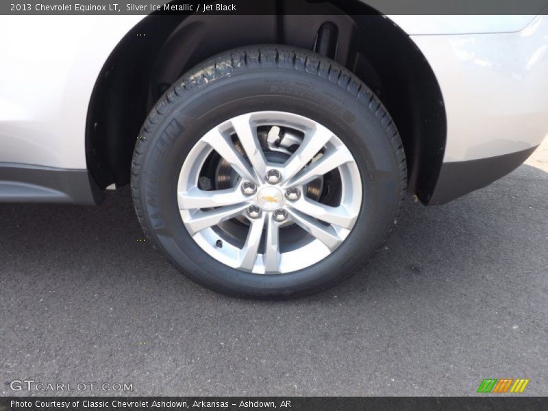 Silver Ice Metallic / Jet Black 2013 Chevrolet Equinox LT