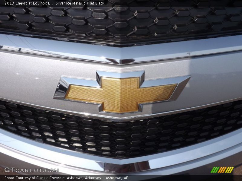 Silver Ice Metallic / Jet Black 2013 Chevrolet Equinox LT