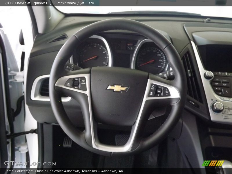Summit White / Jet Black 2013 Chevrolet Equinox LT