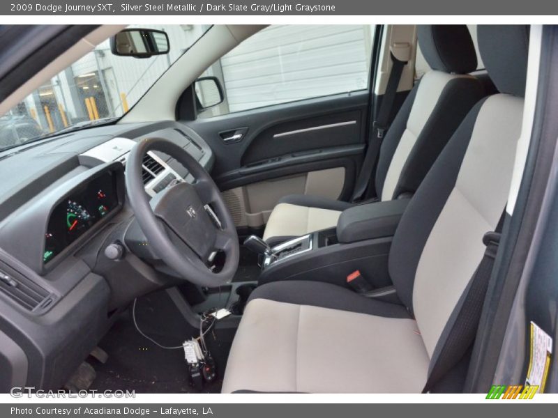 Silver Steel Metallic / Dark Slate Gray/Light Graystone 2009 Dodge Journey SXT