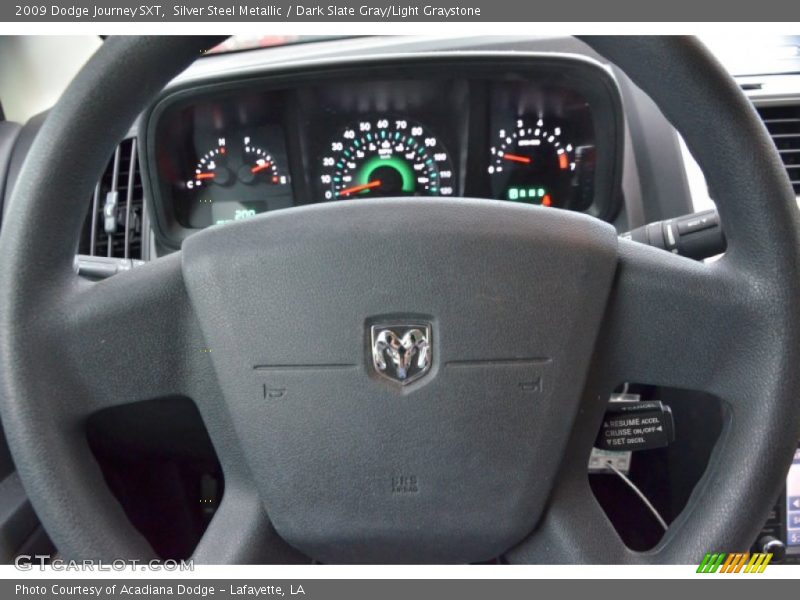 Silver Steel Metallic / Dark Slate Gray/Light Graystone 2009 Dodge Journey SXT