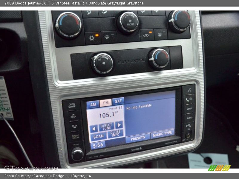 Silver Steel Metallic / Dark Slate Gray/Light Graystone 2009 Dodge Journey SXT