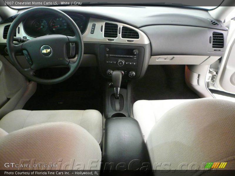 White / Gray 2007 Chevrolet Monte Carlo LS