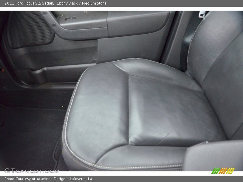 Ebony Black / Medium Stone 2011 Ford Focus SES Sedan