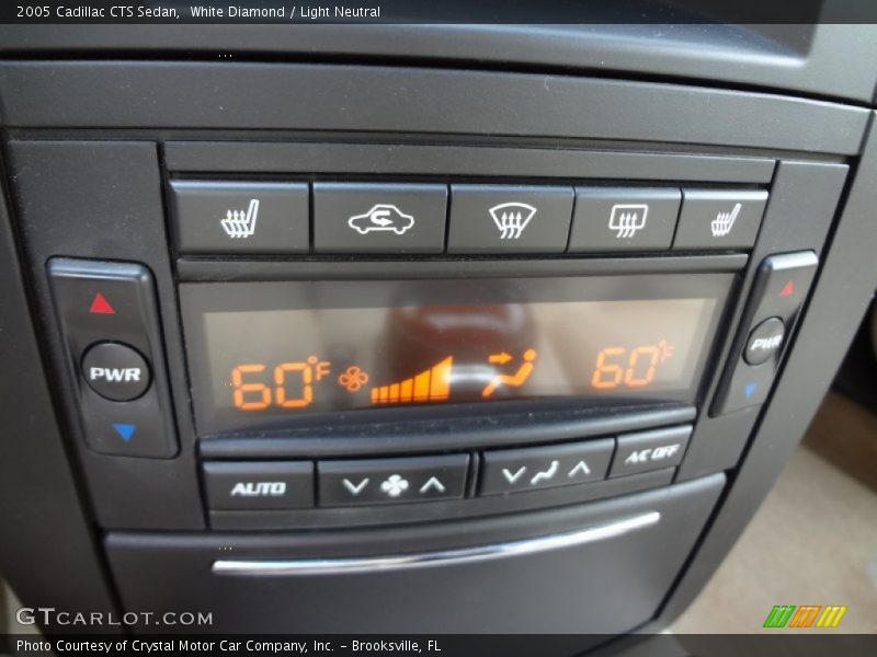 White Diamond / Light Neutral 2005 Cadillac CTS Sedan