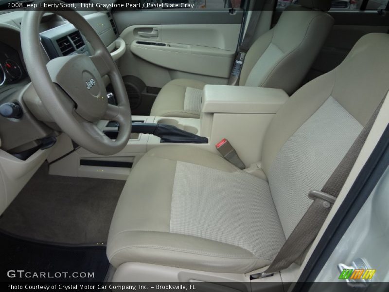 Light Graystone Pearl / Pastel Slate Gray 2008 Jeep Liberty Sport