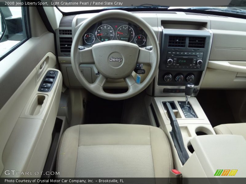 Light Graystone Pearl / Pastel Slate Gray 2008 Jeep Liberty Sport