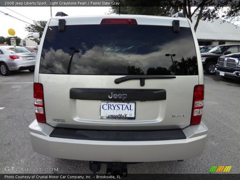 Light Graystone Pearl / Pastel Slate Gray 2008 Jeep Liberty Sport