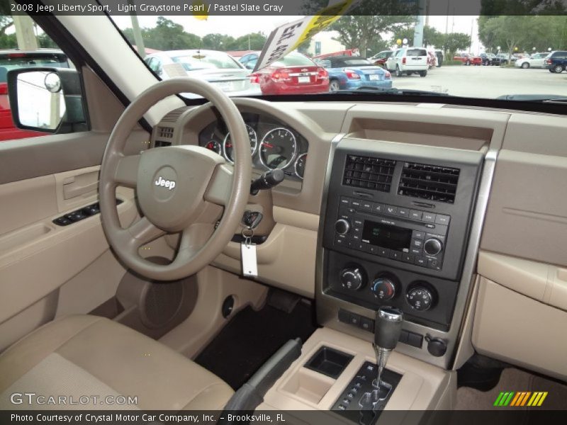 Light Graystone Pearl / Pastel Slate Gray 2008 Jeep Liberty Sport