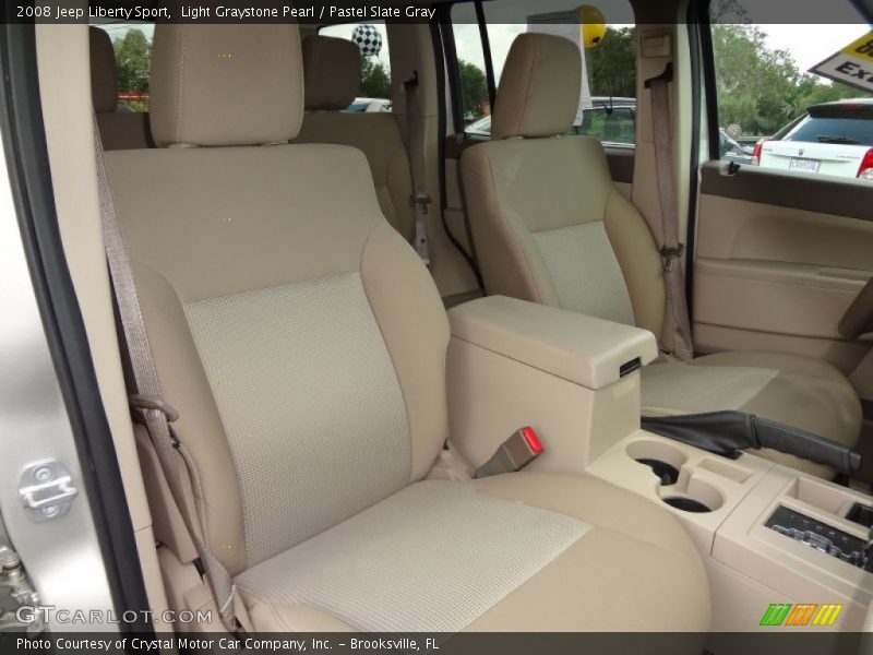 Light Graystone Pearl / Pastel Slate Gray 2008 Jeep Liberty Sport