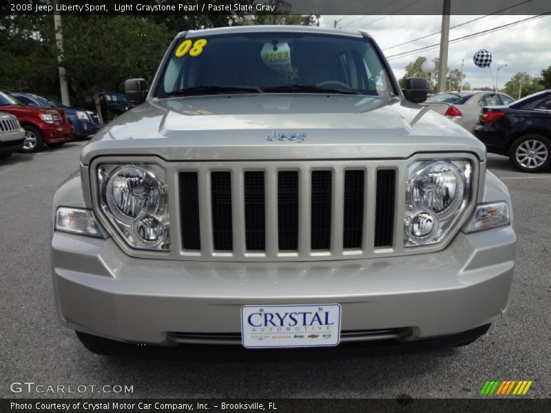 Light Graystone Pearl / Pastel Slate Gray 2008 Jeep Liberty Sport