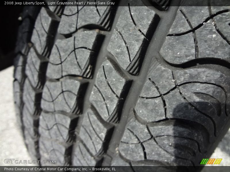 Light Graystone Pearl / Pastel Slate Gray 2008 Jeep Liberty Sport